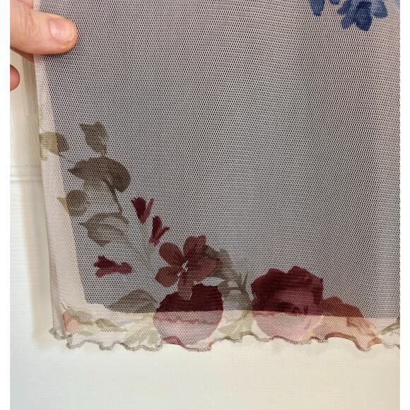 Vintage 90's Floral Midi Skirt Size XL | 90's Workwear Grunge Style - Picture 3 of 5